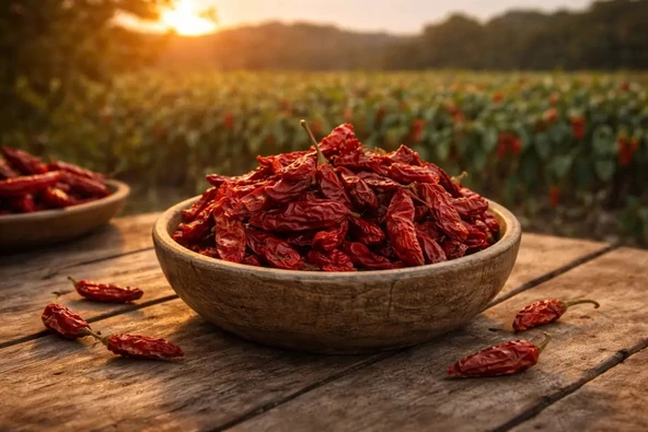 Doğal Kurutulmuş Süs Biberi 100 Gr | Süper Acı ürün görseli 1