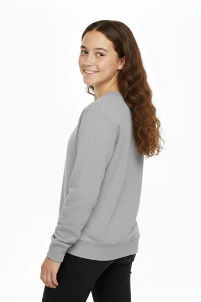 Kız Çocuk Baskılı Sweatshirt BGL-ST05267 - Resim 6