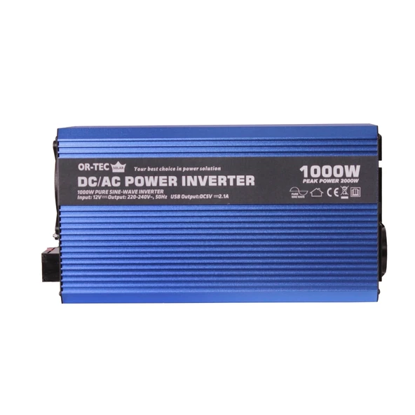ORTEC SOLAR 12V 1000WATT TAM SİNÜS İNVERTER ürün görseli 1
