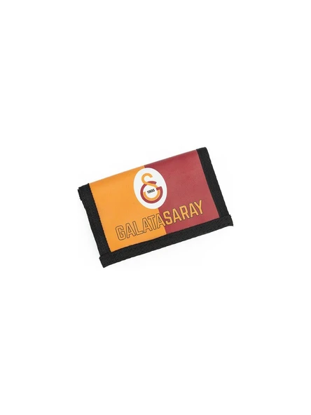 Galatasaray Lisanslı Sarı Kırmızı Logolu Suni Deri Cüzdan ürün görseli 1