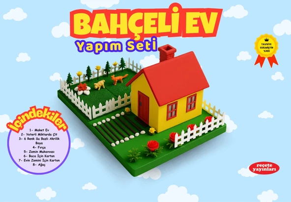 Bahçeli Ev Yapım Seti ürün görseli 1