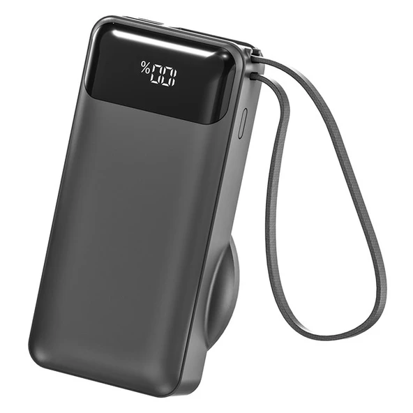 S-link Powerbank 10000mAh Type-C  Kablosuz Siyah ürün görseli 1
