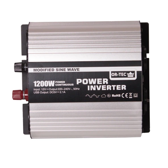 Ortec Solar 12V 1200W Modifiye Sinüs İnverter ürün görseli 1