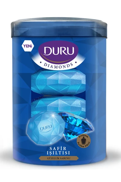 Duru Diamonds Serisi Blue Katı Sabun 4x90 Gr ürün görseli 1