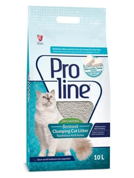 Proline Pro Line Marsilya Kokulu Kedi Kumu 10 lt ürün görseli 1