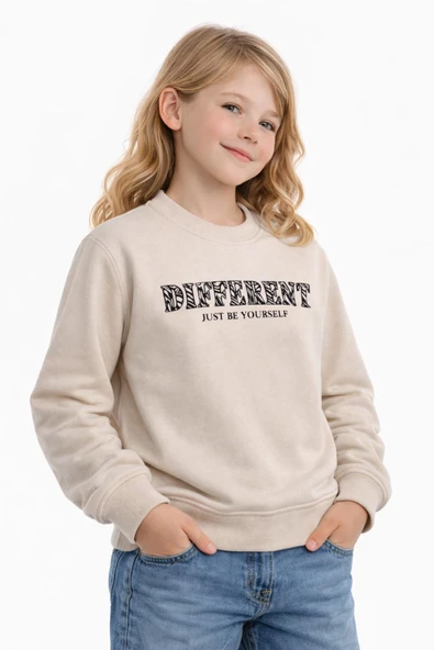 Kız Çocuk Sweatshirt BGL-ST05271 - Resim 5