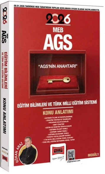2026 MEB AGS Anahtarı Eğitim Bilimleri ve Türk Milli Eğitim Sistemi Konu Anlatımı Modül 1 Yargı ürün görseli 1