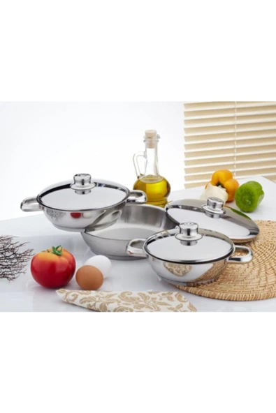 Gülsan Omlet Çelik Kapak Set ürün görseli 1