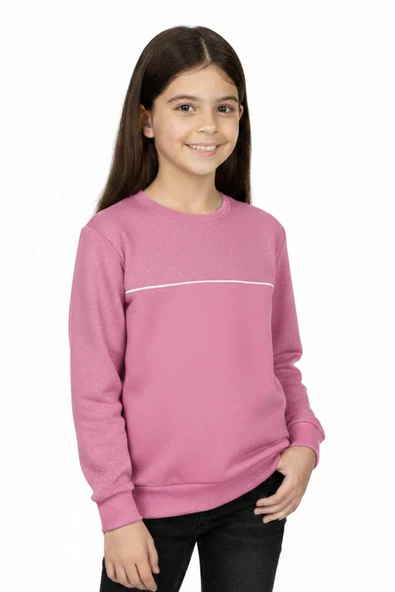 Kız Çocuk Taşlı Sweatshirt BGL-ST05268 ürün görseli 1