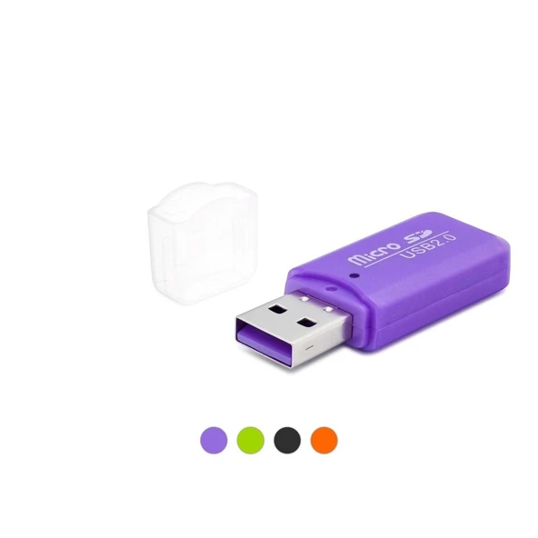 Card Reader Usb Mıcro Sd Çok Renkli HDX7024 ürün görseli 1
