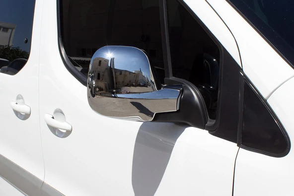 OMSA Citroen Berlingo Krom Ayna Kapağı 2 Parça Abs 2019 ve Sonrası ürün görseli 1