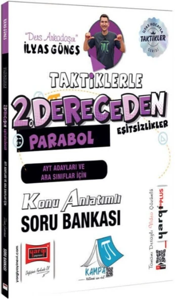 AYT Adayları ve Ara Sınıflar İçin Taktiklerle 2.Dereceden Eşitsizlikler Parabol Konu Anlatımlı Soru Bankası Yargı ürün görseli 1
