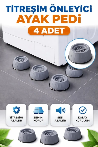ÇAMAŞIR MAKİNESİ Titreşim Önleyici Ve Koltuk Masa Yükseltici ürün görseli 1