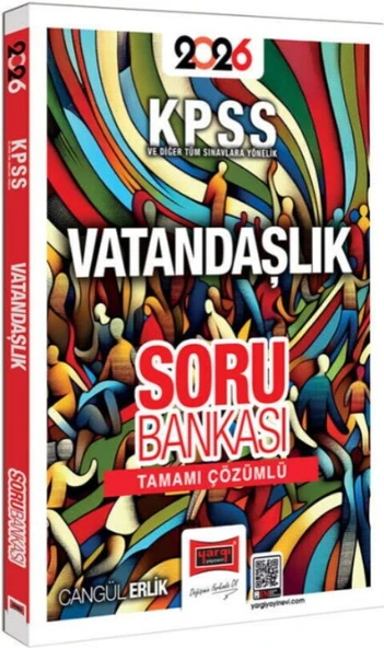 2026 KPSS ve Diğer Tüm Sınavlara Yönelik Tamamı Çözümlü Vatandaşlık Soru Bankası Yargı Yayınları ürün görseli 1