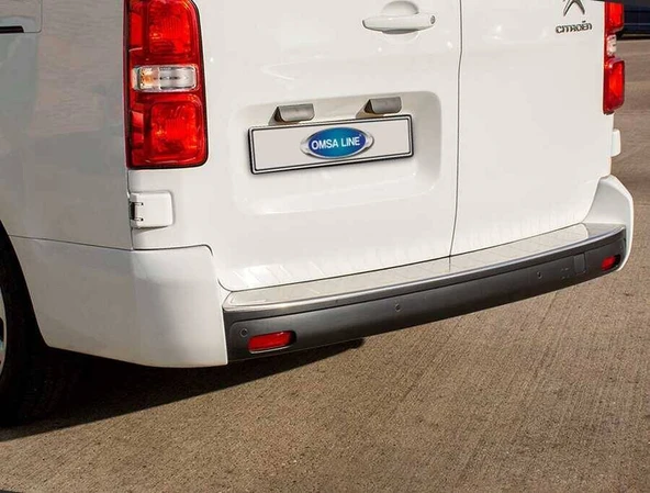 OMSA Citroen Space Tourer Krom Arka Tampon Eşiği Taşlı 2024 ve Sonrası ürün görseli 1