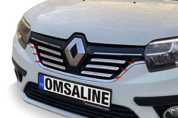 OMSA Renault Symbol 3 Krom Ön Panjur 6 Parça 2017 ve Sonrası ürün görseli 1