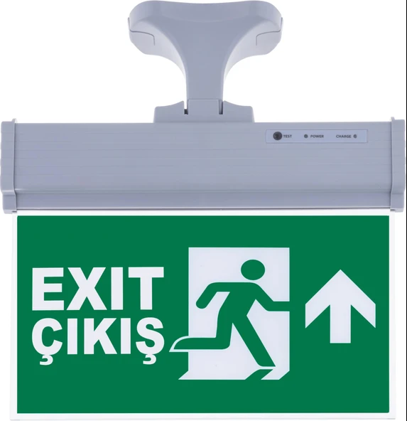 SG071-Y2 Çift Yönlü Acil Yönlendirme Armatürü (Askı Aparatlı) Exit Çıkış Yukarı ürün görseli 1