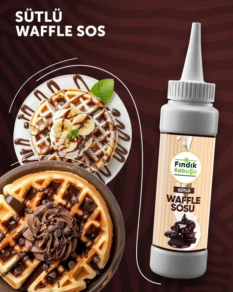Fındık Kabuğu Sütlü Waffle Sos 330 gr  ürün görseli 1