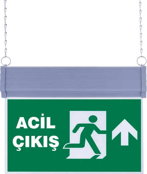 SG051-Y3 Çift Yönlü Acil Yönlendirme Armatürü (Zincirli) Acil Çıkış Yukarı ürün görseli 1
