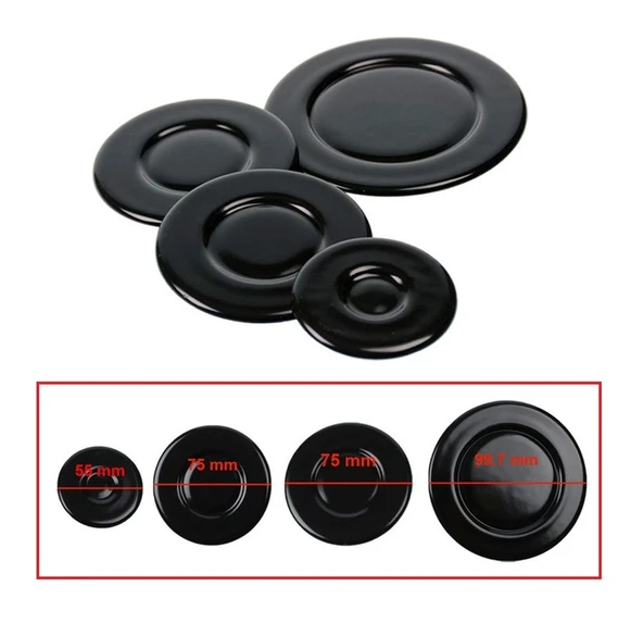 Qcooker İle Uyumlu 4 lü Bek Kapak Takımı Ankastre Set Üstü Ocak Bek Kapak Takım ürün görseli 1