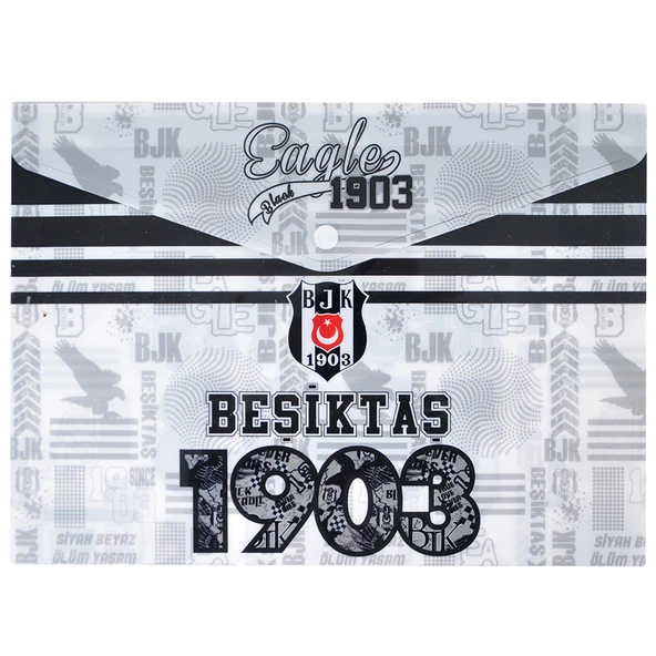 Tmn Beşiktaş Çıtçıtlı Dosya Dos-1903 464501 (12 Li Paket) ürün görseli 1