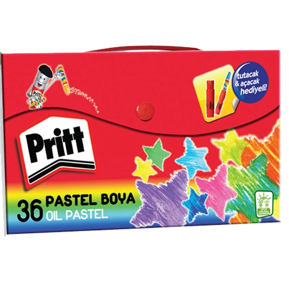 Pritt 36 Renk Çantalı Pastel Boya 1048065 ürün görseli 1