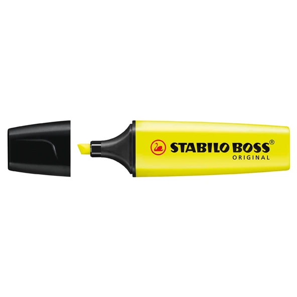 Stabilo 70/24 Fosforlu Kalem Boss Original Sarı (10 Lu Kutu) ürün görseli 1