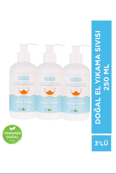 El Yıkama Sıvısı 3'lü Set 250 ml ürün görseli 1