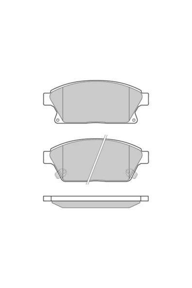 MGA Balata Fren Arka Chevrolet Cruze 0912opel Astra J 0913 Mokka 1213 15 16 Jant 55341 ürün görseli 1