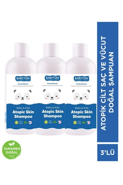 SET 3'lü Atopik Doğal Şampuan ürün görseli 1