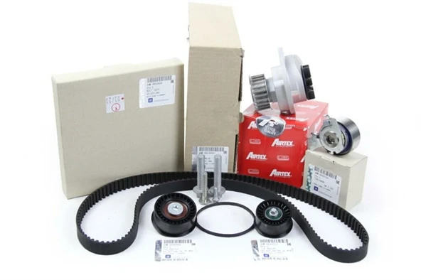 Opel / Astra G 1.4 1.6 Ecotec Benzinli Triger Seti ve Airtex Devirdaimli Set ürün görseli 1