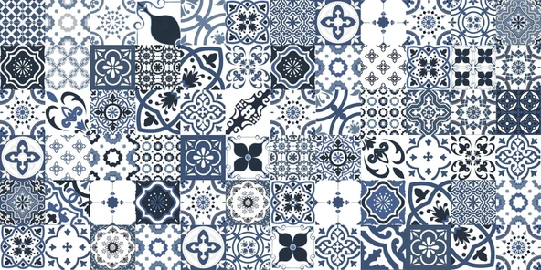 300X600 MEDITERRANEAN MAVI K:9 - 1 kutu 1.08 m2 ürün görseli 1