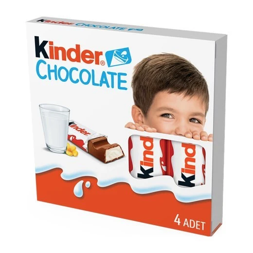 Kinder Chocolate T4 50 gr x 6 Adet - Resim 2