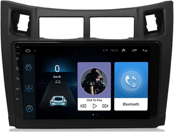 Drivetec Toyota Yaris 2005-2011 Android 3 Gb Ram + 32 Gb Rom Carplay Multimedya ürün görseli 1