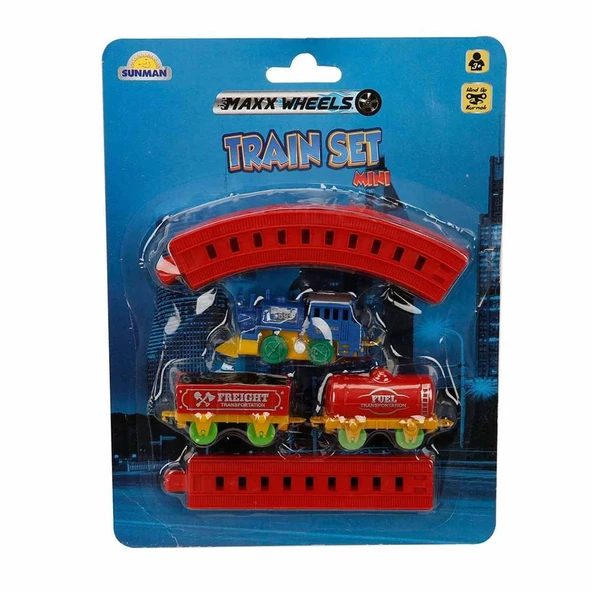 Kurmalı Raylı Mini Tren Seti 11 Parça - Resim 2