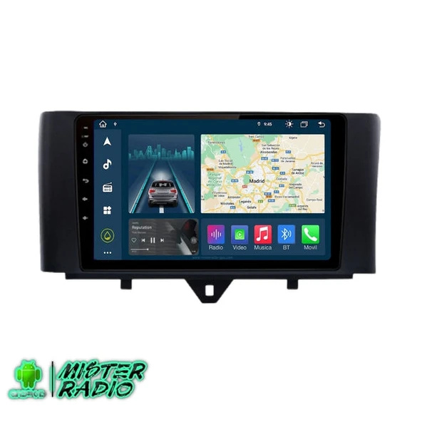 Drivetec Smart Fortwo 2011-2015 Android 3 Gb Ram + 32 Gb Rom Carplay Multimedya ürün görseli 1