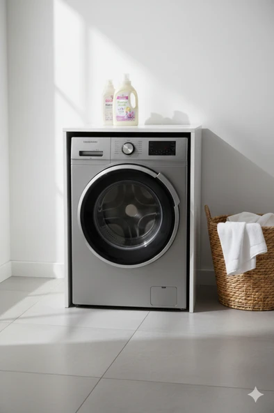 Aden Çamaşır ve Kurutma Makine Dolabı,Banyo Mobilyası ürün görseli 1
