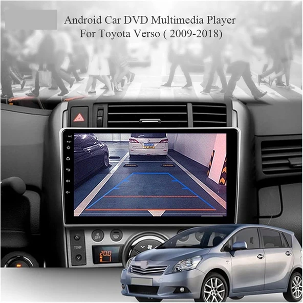 Audioline Toyota Verso 2009-2018 Android 3 Gb Ram + 32 Gb Rom Carplay Multimedya ürün görseli 1