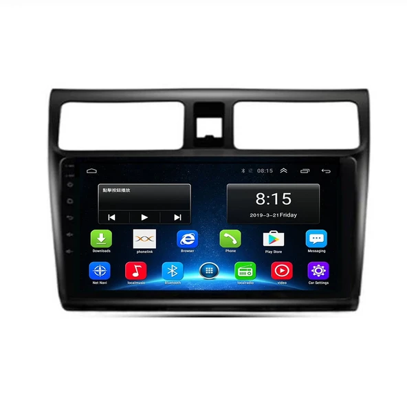 EUROTEC Suzuki Swift 2005-2011 Android 3 Gb Ram + 32 Gb Rom Carplay Multimedya ürün görseli 1