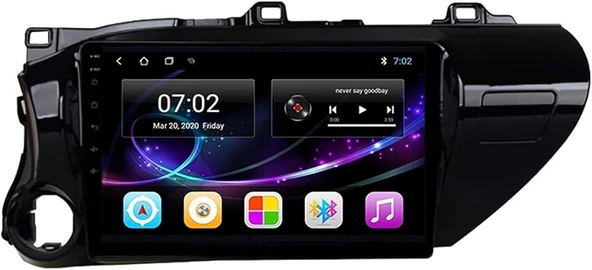 EUROTEC Toyota Hilux 2015-2019 Android 4 Gb Ram + 64 GB Rom Carplay Multimedya + GERİ GÖRÜŞ KAMERASI HEDİYE ürün görseli 1