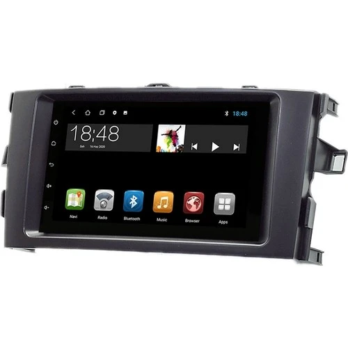 AUDİOLİNE Toyota Auris 2007-2013 Android 8 GB Ram + 128 GB Rom Carplay Multimedya + GERİ GÖRÜŞ KAMERASI HEDİYE ürün görseli 1