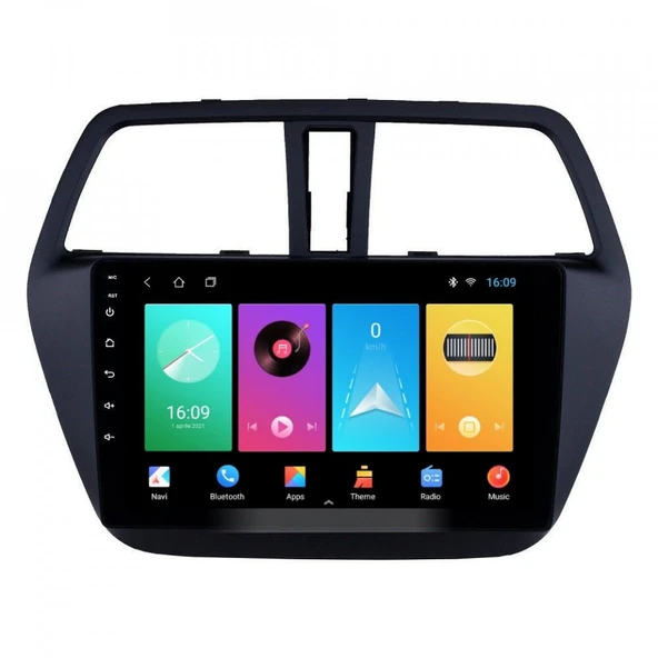 Audioline Suzuki S Cross 2012-2017 Android 2 Gb Ram + 32 Gb Rom Carplay Multimedya ürün görseli 1