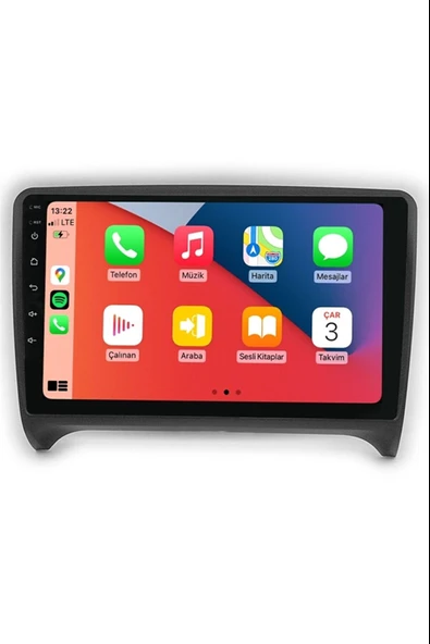 Drivetec Audi Tt Android  8 GB Ram + 128 GB Rom Carplay Multimedya + GERİ GÖRÜŞ KAMERASI HEDİYE ürün görseli 1