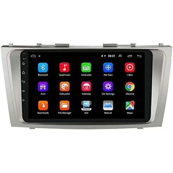 EUROTEC Toyota Camry 2007-2011 Android 3 Gb Ram + 32 Gb Rom Carplay Multimedya ürün görseli 1