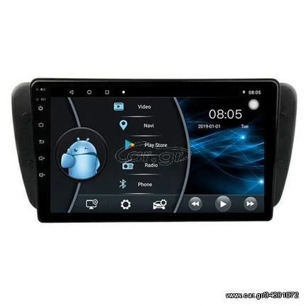 EUROTEC Seat İbiza Old 2009-2015 Android 4 Gb Ram + 64 GB Rom Carplay Multimedya + GERİ GÖRÜŞ KAMERASI HEDİYE ürün görseli 1