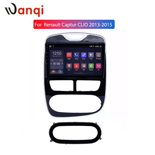 Drivetec Renault Clio Manuel 2012-2016 Android 8 GB Ram + 128 GB Rom Carplay Multimedya + GERİ GÖRÜŞ KAMERASI HEDİYE ürün görseli 1