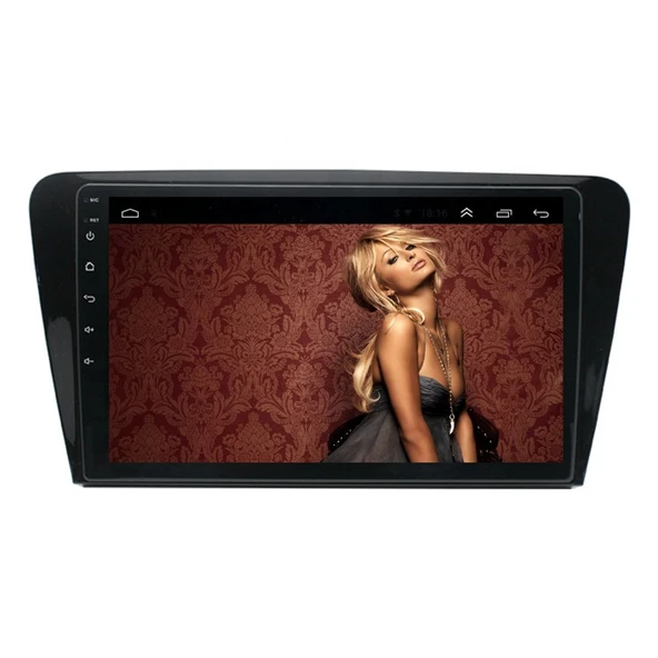 AUDİOLİNE Skoda Octavia New 2014-2018 Android 8 GB Ram + 128 GB Rom Carplay Multimedya + GERİ GÖRÜŞ KAMERASI HEDİYE ürün görseli 1