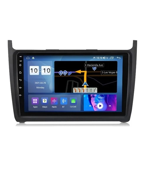 Drivetec Volkswagen Polo 2015-2018 Android 3 Gb Ram + 32 Gb Rom Carplay Multimedya ürün görseli 1