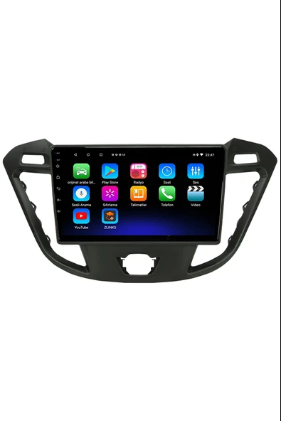 SSL Ford Transit Custom Android  8 GB Ram + 128 GB Rom Carplay Multimedya + GERİ GÖRÜŞ KAMERASI HEDİYE ürün görseli 1