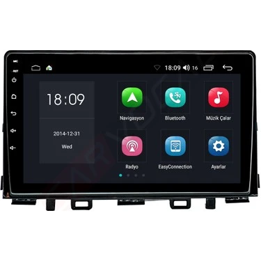 AUDİOLİNE Kia Rio New 2017-2019 Android 4 Gb + 64 GB Rom Carplay Multimedya + GERİ GÖRÜŞ KAMERASI HEDİYE ürün görseli 1